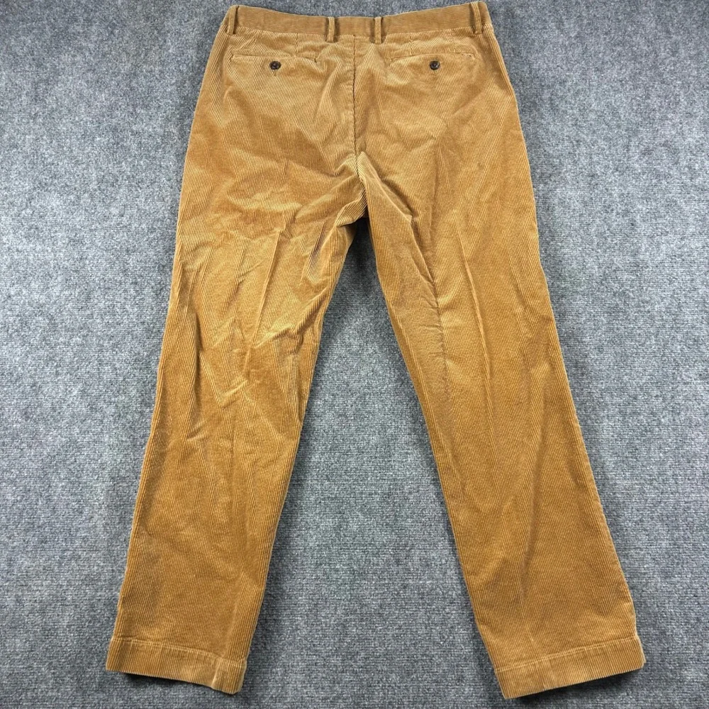 Polo Ralph Lauren Corduroy Pants‎ Mens 36x32 Tan Stretch Classic Fit Trousers